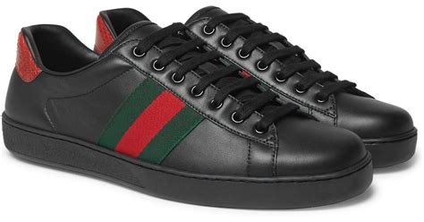 gucci shoes men black